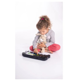 Boogie Bee Elektronisches Keyboard mit Mikrofon, Länge 43 cm