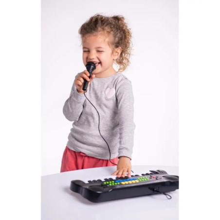 Boogie Bee Elektronisches Keyboard mit Mikrofon, Länge 43 cm
