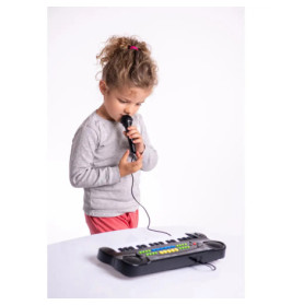 Boogie Bee Elektronisches Keyboard mit Mikrofon, Länge 43 cm