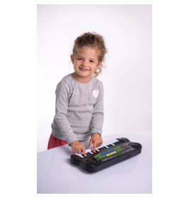 Boogie Bee Elektronisches Keyboard mit Mikrofon, Länge 43 cm