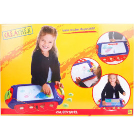 Creathek Magnet Maltafel mit 4 Stempeln