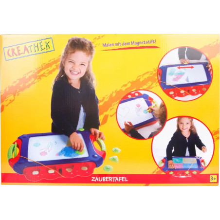 Creathek Magnet Maltafel mit 4 Stempeln