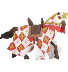 Weißes Pferd - Streitross Fleur de Lys