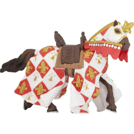 Weißes Pferd - Streitross Fleur de Lys