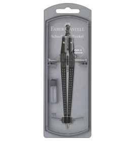 Faber-Castell Zirkel Schnellverstellzirkel GRIP schw.