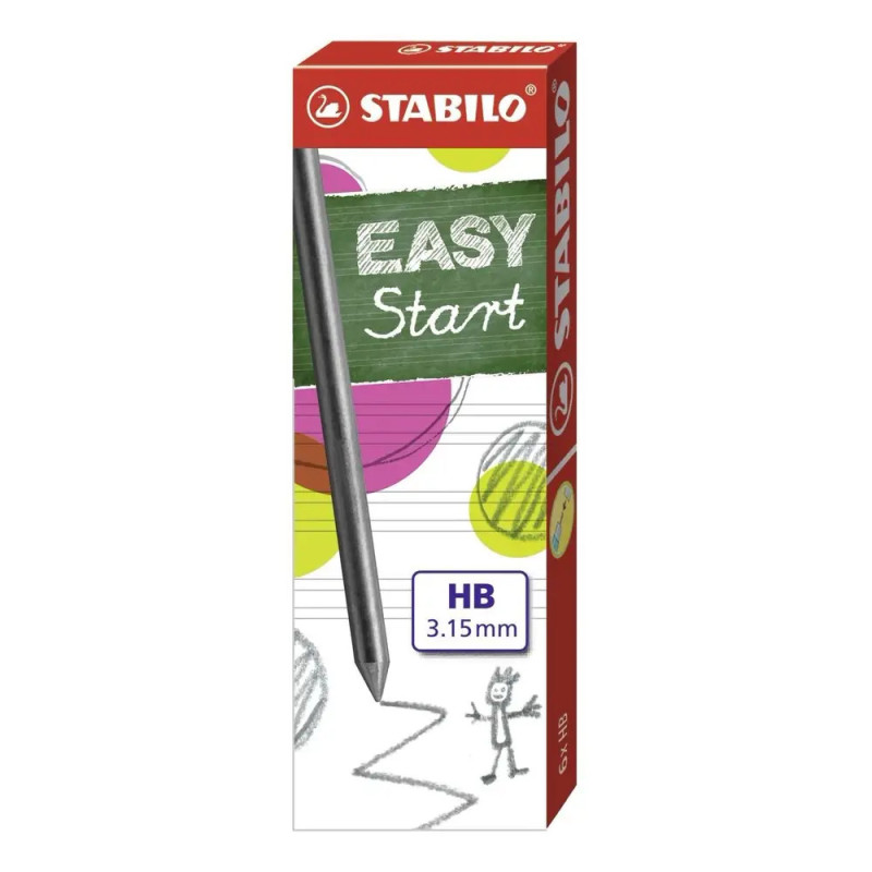 Refill leads STABILO® EASYergo 3.15STABILO EASYergo 3.15 6er Minen clamshell im 15er Display