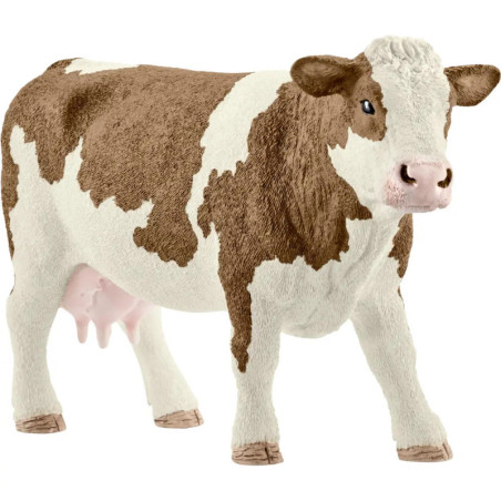 schleich® Farm World Bauernhoftiere - 13801 Fleckvieh-Kuh, ab 3 Jahre schleich® Farm World Bauernhoftiere - 13801 Fleckvieh-Kuh, ab 3 Jahre