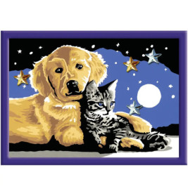 Ravenburger 28016 Malen nach Zahlen Funkelnder Sternenhimmel Malen nach Zahlen Sonderserie E