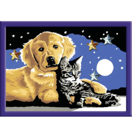 Ravenburger 28016 Malen nach Zahlen Funkelnder Sternenhimmel Malen nach Zahlen Sonderserie E