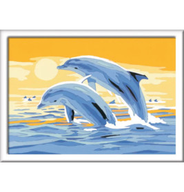 Ravenburger 28017 Malen nach Zahlen Freunde des Meeres Malen nach Zahlen Serie E