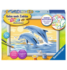 Ravenburger 28017 Malen nach Zahlen Freunde des Meeres Malen nach Zahlen Serie E