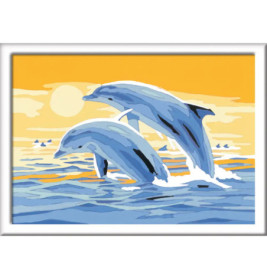 Ravenburger 28017 Malen nach Zahlen Freunde des Meeres Malen nach Zahlen Serie E