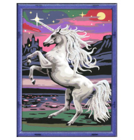 Ravenburger 28563 Malen nach Zahlen Magisches Einhorn Malen nach Zahlen Serie Ro