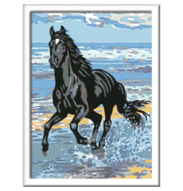 Ravenburger 28565 Malen nach Zahlen Pferd am Strand Malen nach Zahlen Serie Pferd