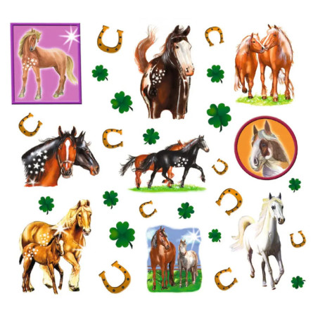 Ravenburger 28566 Malen nach Zahlen Glückliche Pferde Malen nach Zahlen Serie Pf