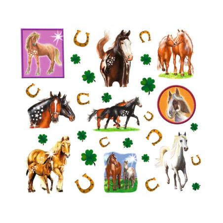 Ravenburger 28566 Malen nach Zahlen Glückliche Pferde Malen nach Zahlen Serie Pf