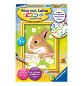 Ravenburger 29682 Malen nach Zahlen Häschen Flecki Malen nach Zahlen Serie F