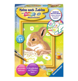 Ravenburger 29682 Malen nach Zahlen Häschen Flecki Malen nach Zahlen Serie F