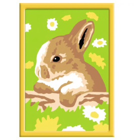 Ravenburger 29682 Malen nach Zahlen Häschen Flecki Malen nach Zahlen Serie F