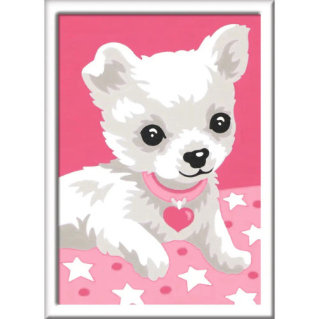 Ravenburger 29684 Malen nach Zahlen Chihuahua Malen nach Zahlen Serie F