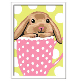 Ravenburger 29690 Malen nach Zahlen Süßes Schlappohr Malen nach Zahlen Serie F