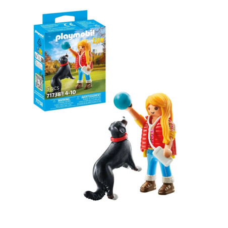 PLAYMOBIL 71738 Frau mit Sennenhund