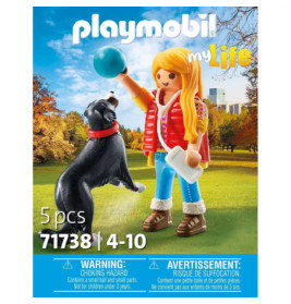 PLAYMOBIL 71738 Frau mit Sennenhund