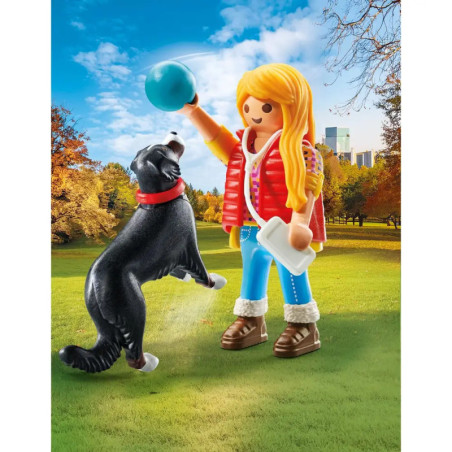 PLAYMOBIL 71738 Frau mit Sennenhund