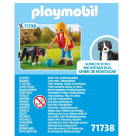 PLAYMOBIL 71738 Frau mit Sennenhund