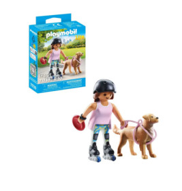 PLAYMOBIL 71739 Inlinerin mit Retriever