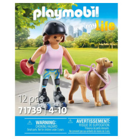 PLAYMOBIL 71739 Inlinerin mit Retriever