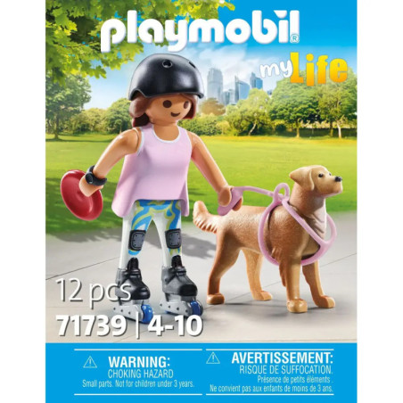 PLAYMOBIL 71739 Inlinerin mit Retriever