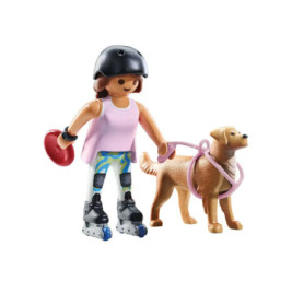 PLAYMOBIL 71739 Inlinerin mit Retriever