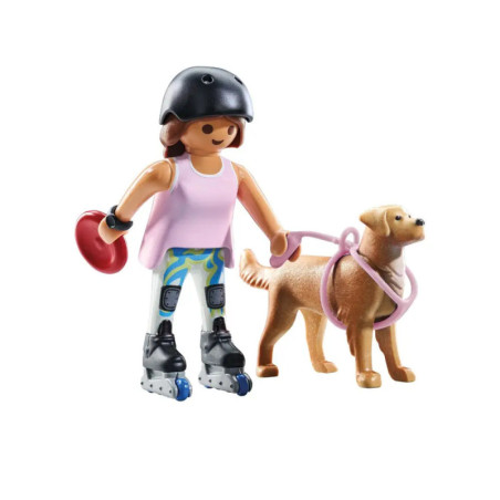 PLAYMOBIL 71739 Inlinerin mit Retriever