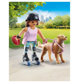 PLAYMOBIL 71739 Inlinerin mit Retriever