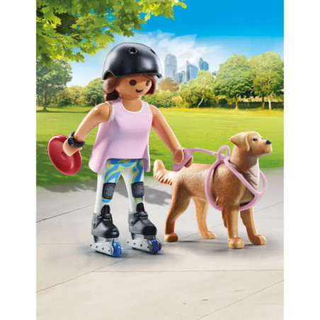 PLAYMOBIL 71739 Inlinerin mit Retriever