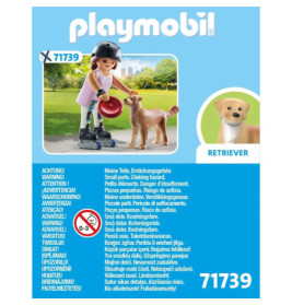 PLAYMOBIL 71739 Inlinerin mit Retriever