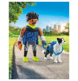 PLAYMOBIL 71740 Jogger mit Border Collie