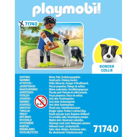 PLAYMOBIL 71740 Jogger mit Border Collie