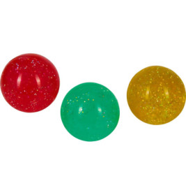 Glitzer-Flummi - Bunte Geschenke, sortiert
