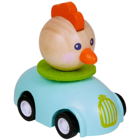 Rückzieh-Auto - Fröhliche Ostern, sortiert