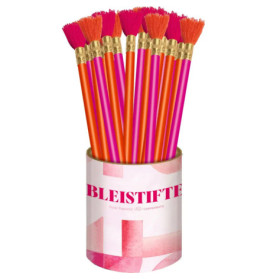 Bleistifte mit Quaste - All about pink, sortiert