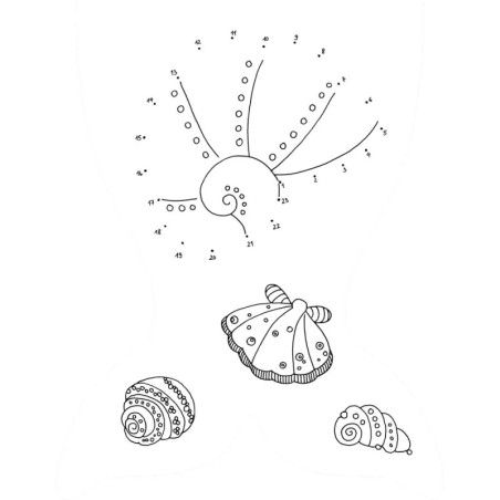 Meereszauber Malblock: Punkt zu Punkt - Nella Nixe