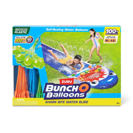 Bunch O Balloons - Wasserrutsche Hai mit 100+ Wasserballons