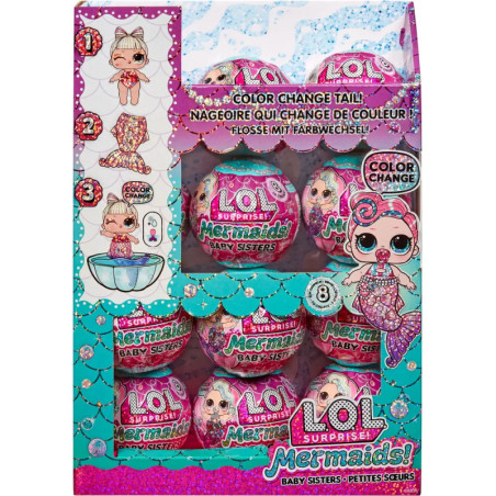 LOL Sur. Mermaids Baby Sisters, sort.i.D
