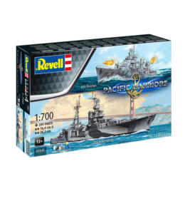Revell Bausatz Pacific Warriors mit USS Fletcher und USS Indianapolis im Maßstab 1:700.