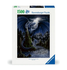 Puzzle - Der Schwarzblaue Dra che 1500 Teile