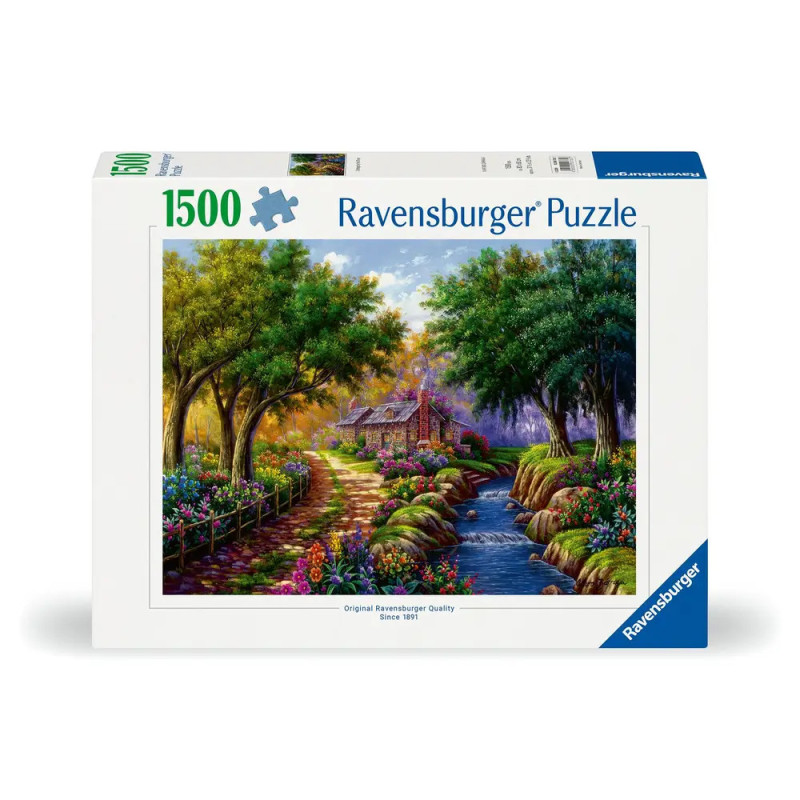 Puzzle Cottage am Fluss 1500 Teile
