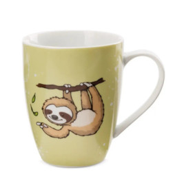 Tasse Faultier Slobby 310ml Porzellan 8x