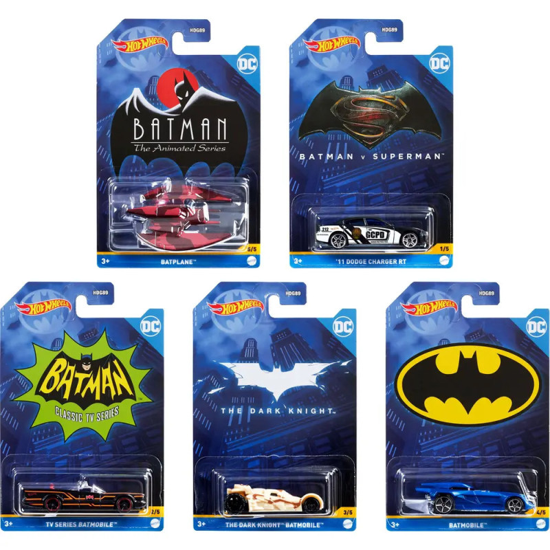 Hot Wheel Themed Batman Sortiment